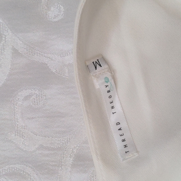 Thread Theory watercolor flamingo floral fit and flare dress - Picture 7 of 7